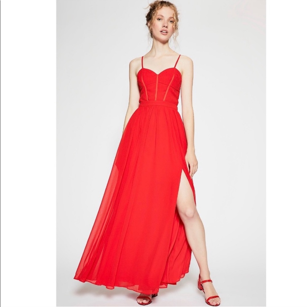 Fame And Partners Pleated Maxi Dress - Picture 6 of 7